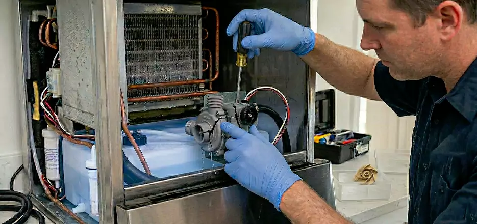 Commercial Ice Maker Water Pump Repair in Dorchester